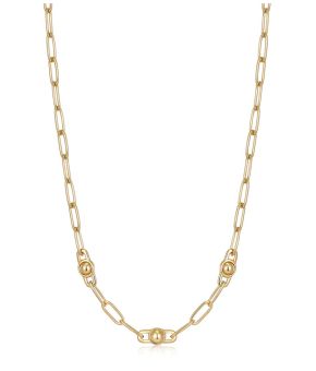 Spaced Out Link Chunky Chain Necklace M