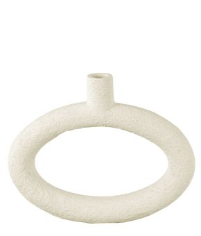 Vase Ring oval wide polyresin